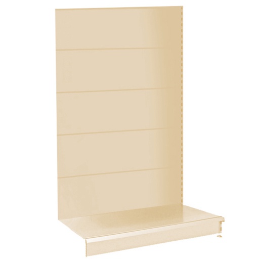 Cream Retail Wall Shelving & 665mm x 370mm Base