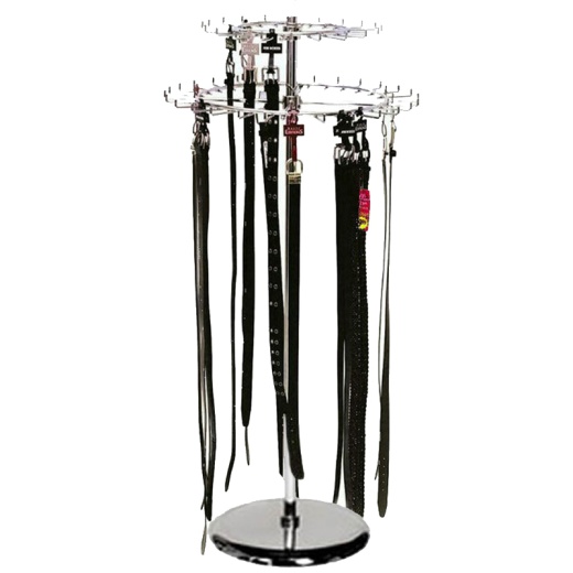 Revolving Two Tier Tie / Belt Display Stand