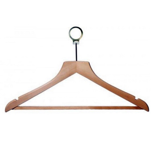Wooden Shaped Hotel Hangers (Box Of 100)