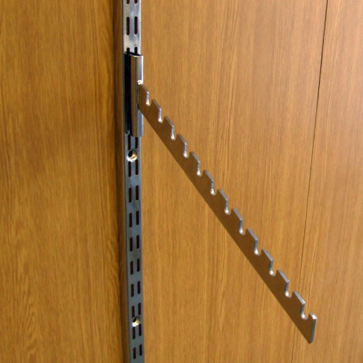 Twin Slot Shelving Sloping Notched Arm
