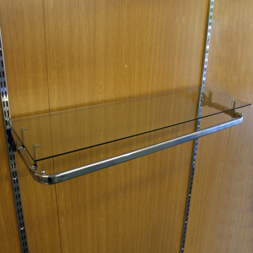 Twin Slot Glass Shelves (Assorted Sizes)