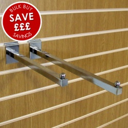 Save On Bulk Buy Slatwall Straight Arms