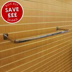 Save On Bulk Buy 1000mm Slatwall Hanging Rails