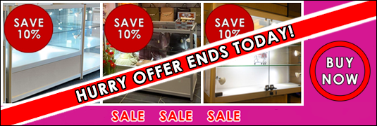 Save 10% On Glass Shop Counters