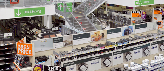 Types of merchandising displays