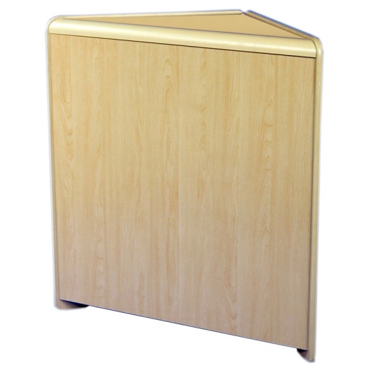 Picture of Triangular Solid Corner Retail Unit (Assorted Colours)