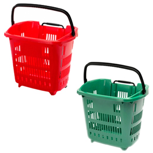 Image of Shopping Trolley Baskets (34L Pack Of 5)
