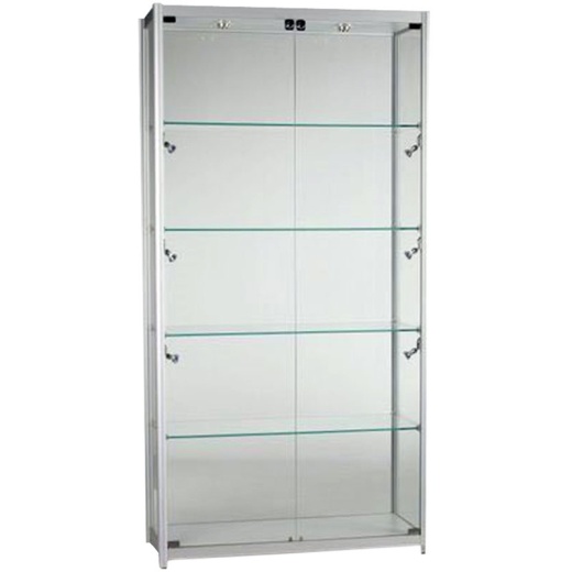 Picture of Aluminium & Glass Shop Display Cabinet (X-Large)