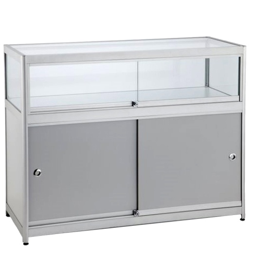 Picture of Aluminium & Glass Display Storage Counter (Large)