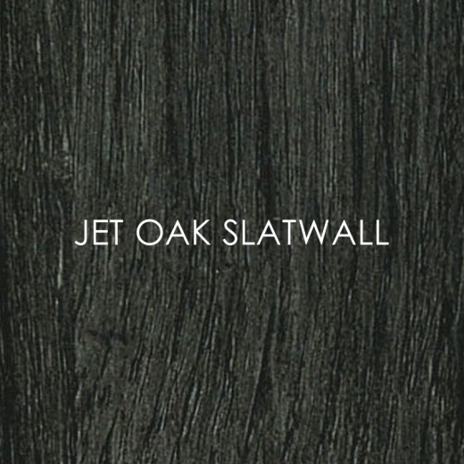 Uni-Shop (Fitting) Ltd - Jet Oak Slatwall Panels