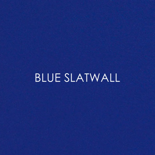 Uni-Shop (Fitting) Ltd - Blue Slatwall Panels