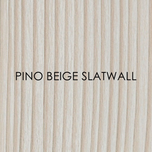 Uni-Shop (Fitting) Ltd - Pino Beige Slatwall Panels