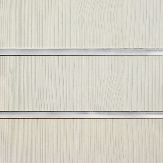 Image of Pino White Slatwall Panels