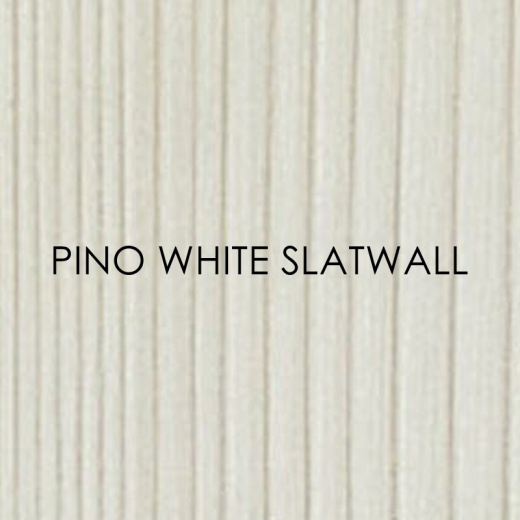 Uni-Shop (Fitting) Ltd - Pino White Slatwall Panels