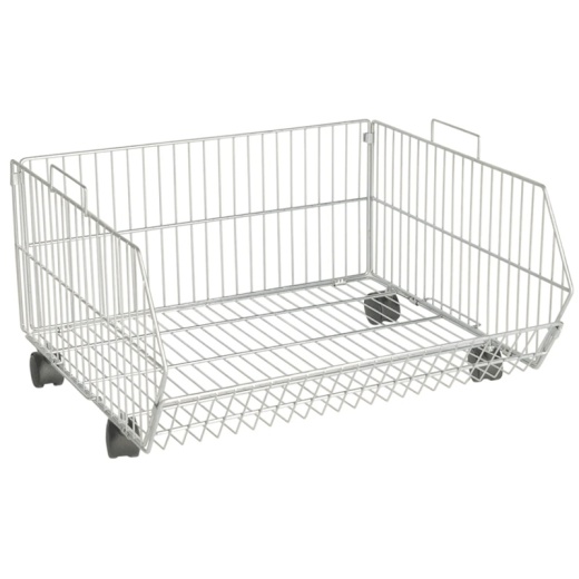 Image of Retail Stacking Baskets With Wheels (600MM Wide X5)