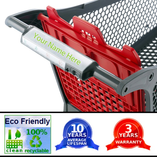Picture of Plastic Supermarket Trolley - 100% Recyclable (93 Litres)
