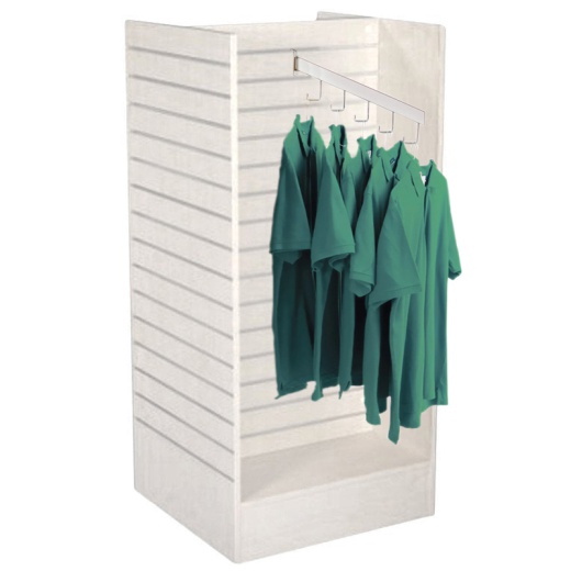 Image of Slatwall Small H Gondola Retail Display (Flat Pack)