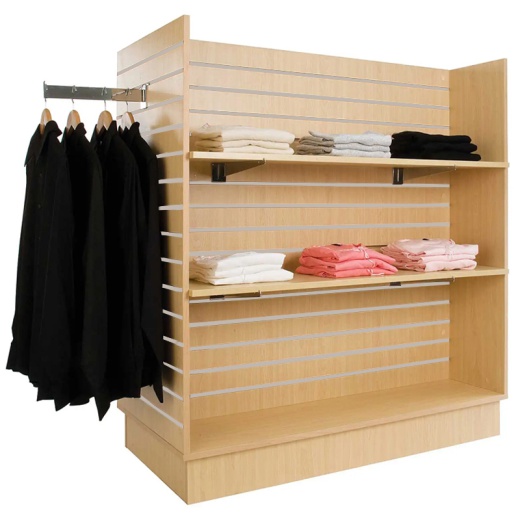 Uni-Shop (Fitting) Ltd - Slatwall Large H Gondola Retail Display (Flat Pack)