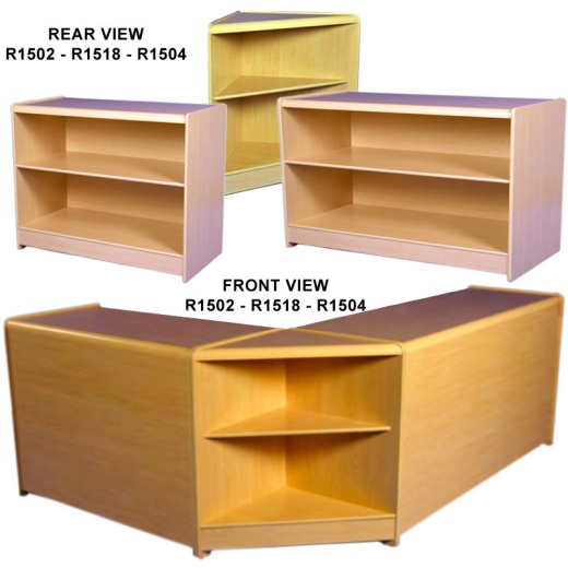 Picture of Shop Counters Combination Kit (3 Piece - Wood Shelves)