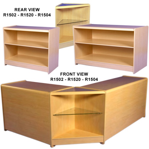 Picture of Shop Counters Combination Kit (3 Piece - Glass Shelves)