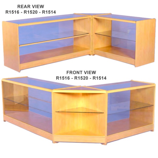 Picture of 2 Level Glass Display Counters Combination Kit