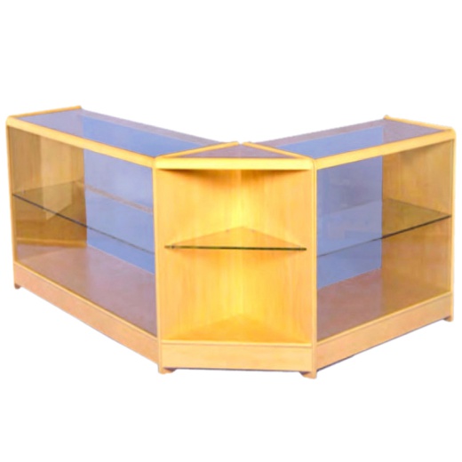 Image of 2 Level Glass Display Counters Combination Kit