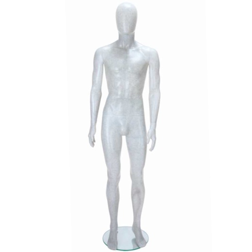 Picture of Salt & Pepper Male Mannequin Matt White