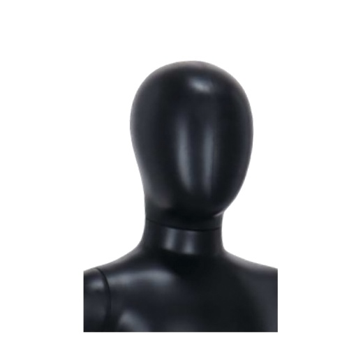 Uni-Shop (Fitting) Ltd - Child Mannequin Unisex Egg Head Matt Black