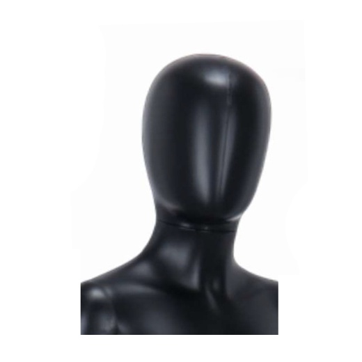Uni-Shop (Fitting) Ltd - Child Mannequin Unisex Egg Head Matt Black