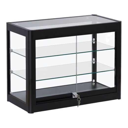 Image of Countertop Glass Showcase (Medium Black)
