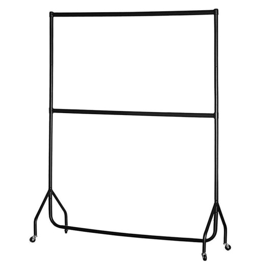 Picture of Black Centre Bar For Heavy-Duty Clothes Rail