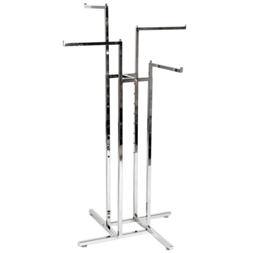 Picture of Adjustable 4 Arm Straight Clothes Stand