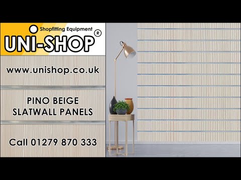 Pino Beige Slatwall Panels