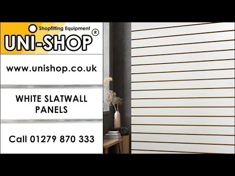 White Slatwall Panels