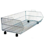 Wire Basket Shelving with Wheels