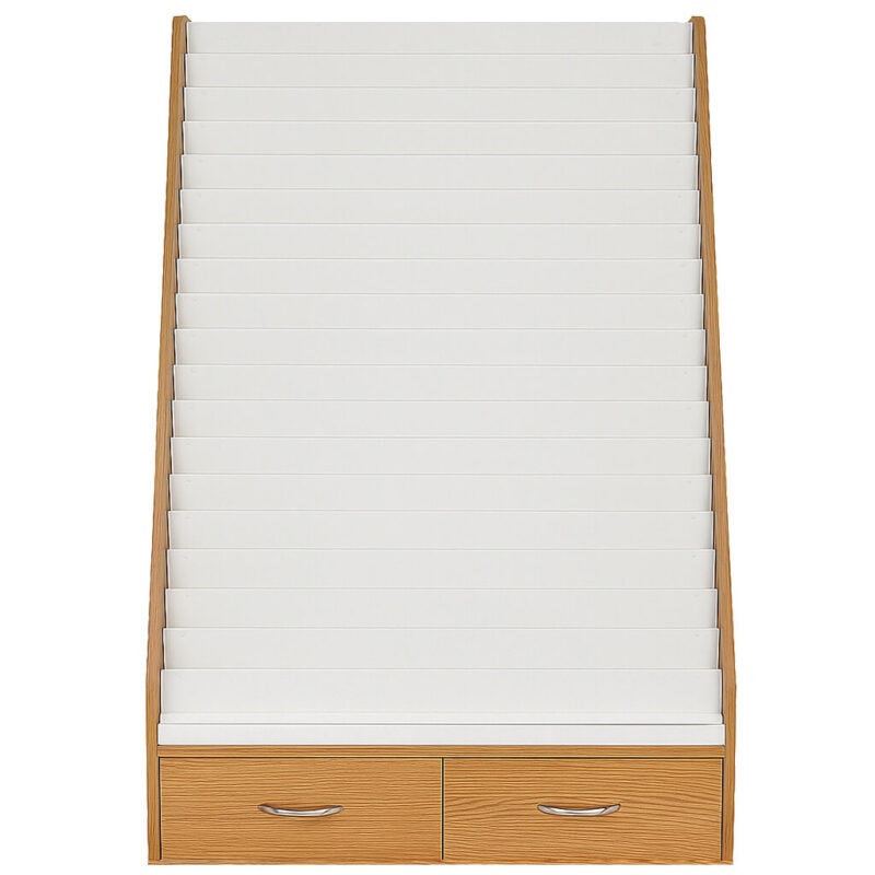 Oak 20 Tier Greeting Card Display Unit