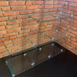 Staggered Stack of 6 Glass Cubes