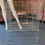 Zinc Plated Square Wire Dump Bin 550mm x 550mm