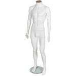 Headless Male Shop Mannequin Matt White