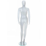 Salt & Pepper Female Mannequin Matt White Rear