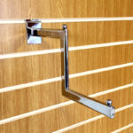 Slatwall Stepped Arm Shop Fitting