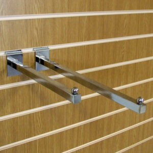 Slatwall Straight Arm Shop Fitting (Assorted Sizes)
