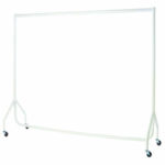 White-Heavy-Duty-Clothes-Rail-Assorted-Sizes Empty