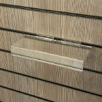 Slatwall Acrylic Shoe Shelf Shop Fitting