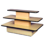 Flat Pack Tiered Retail Display Table