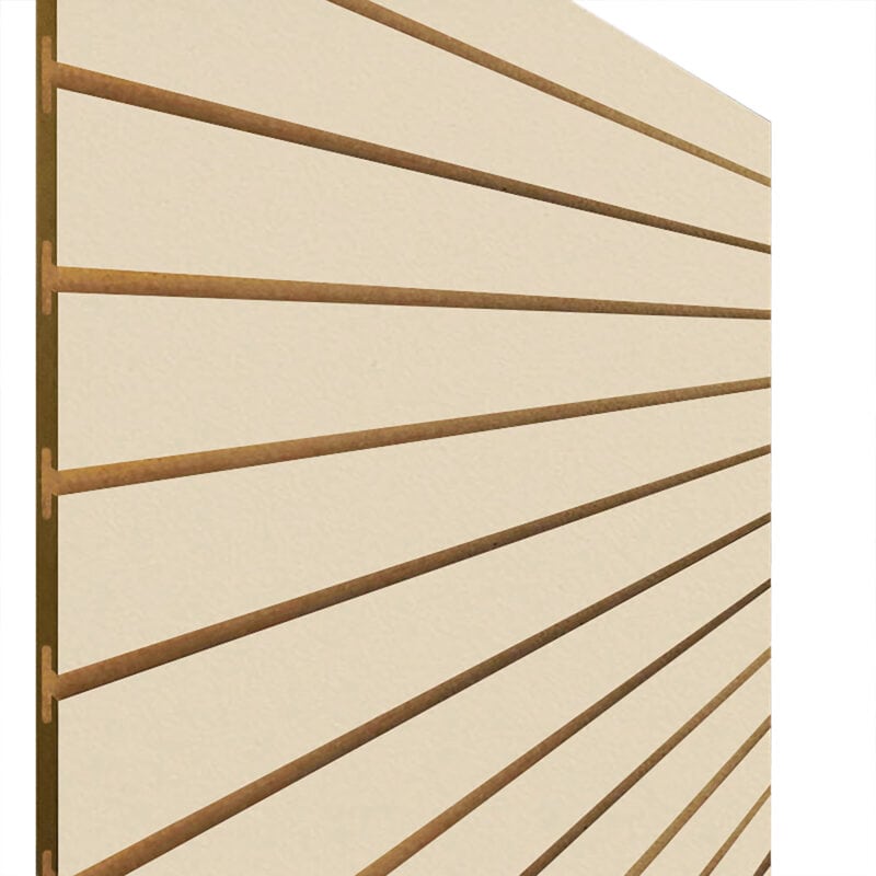 Cream Slatwall Panels