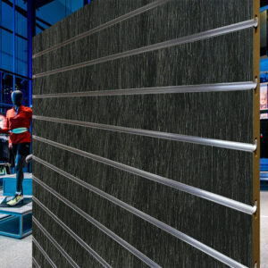 Jet Oak Slatwall Panels