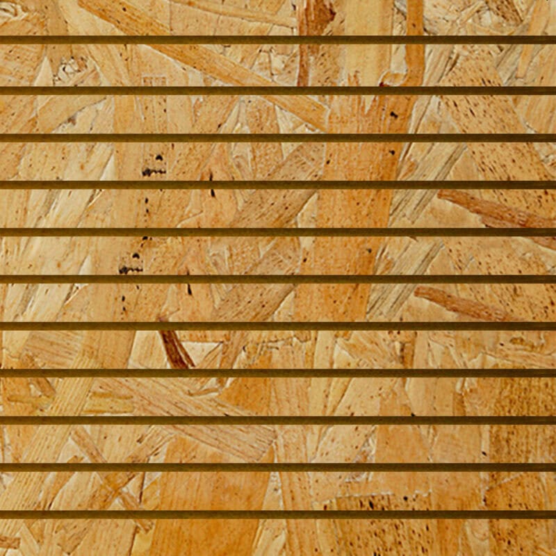 OSB Slatwall Panel