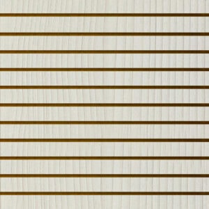 Pino White Slatwall Panel