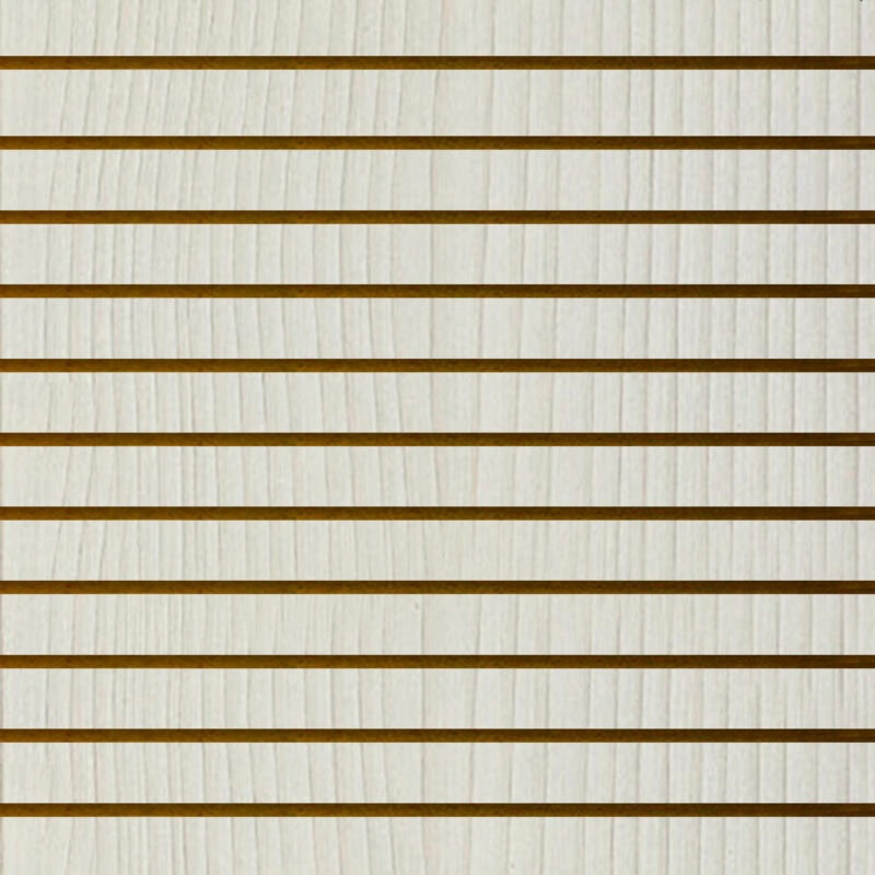 Pino White Slatwall Panel